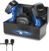 Maono AU-WM821 Duales drahtloses Mikrofonsystem für Podcast-Streaming-Zoom
